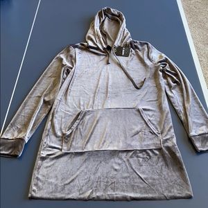 Forever 21 grey sweater dress / hoodie